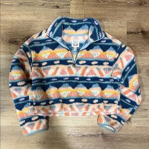 Billabong Multi-Color Sherpa Half-Zip Pullover